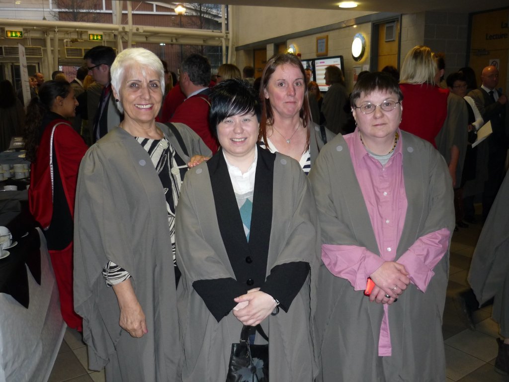 Hope Foundation Learners in university gowns